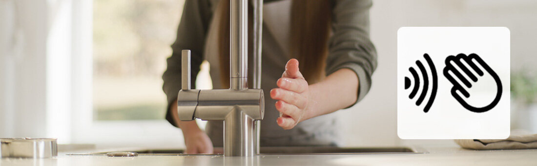 Bateria FRANKE Atlas Neo Sensor 115.0625.523 Stal szlachetna Sterowanie sensorowe ograniczasz rozprzestrzenianie zabrudzeń i bakterii