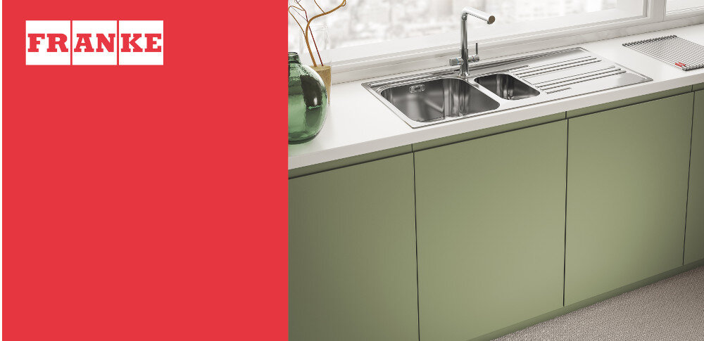 BATERIA KUCHENNA FRANKE LINA CLEAR WATER 2.0 L CZARNY MAT 120.0730.802 lifestyle kuchnia zlewozmywak