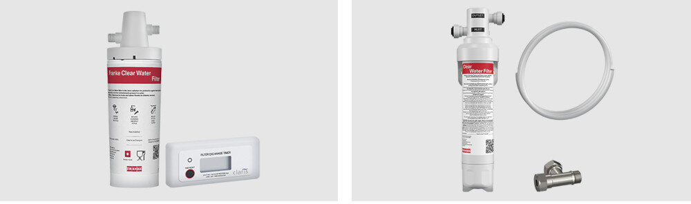 BATERIA KUCHENNA FRANKE Lina Clear Water 2.0 J 120.0730.807 Czarny mat Chromt wizualizacja dopasowanie filtra zestaw startowy