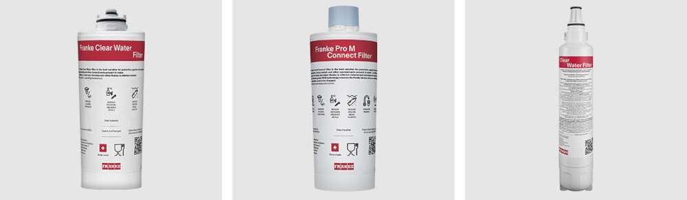 BATERIA KUCHENNA FRANKE Lina Clear Water 2.0 J 120.0730.807 Czarny mat Chromt wizualizacja filtry rodzaje