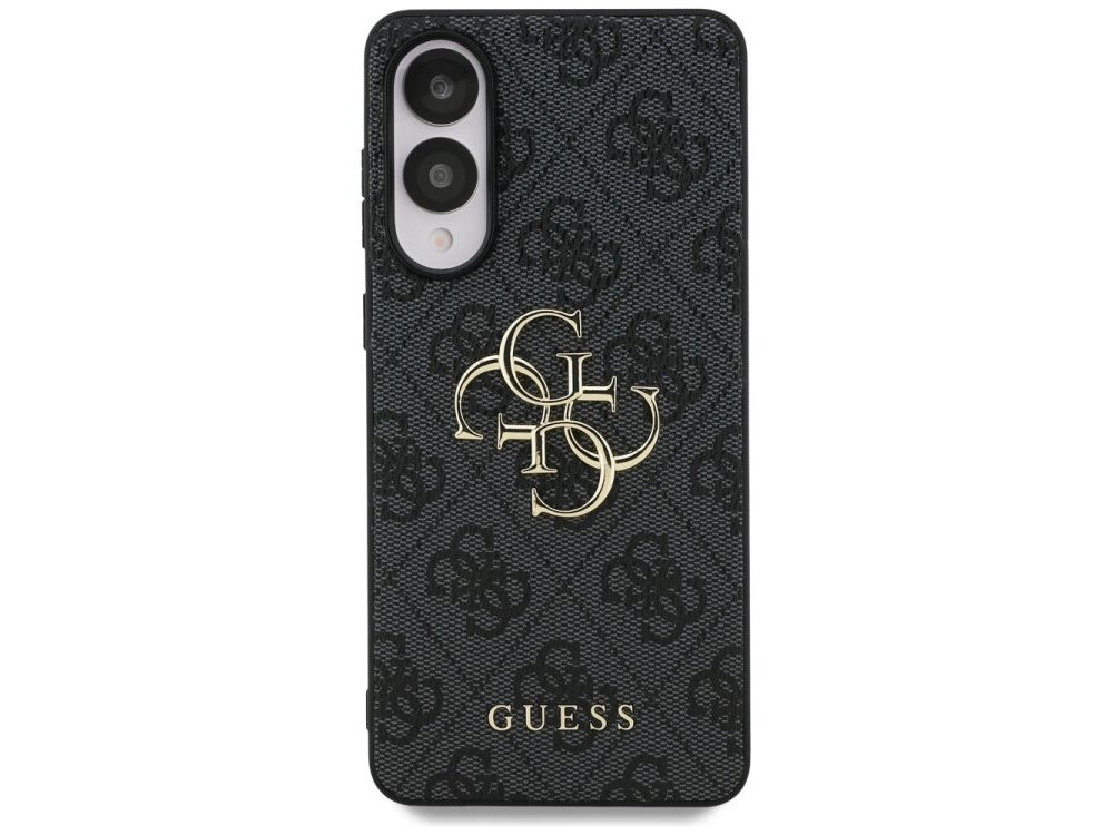 Etui GUESS Big 4G Logo Classic Logo material, wykonanie, etui na bialym tle, wykonczenie, poliweglan, termopoliuretan