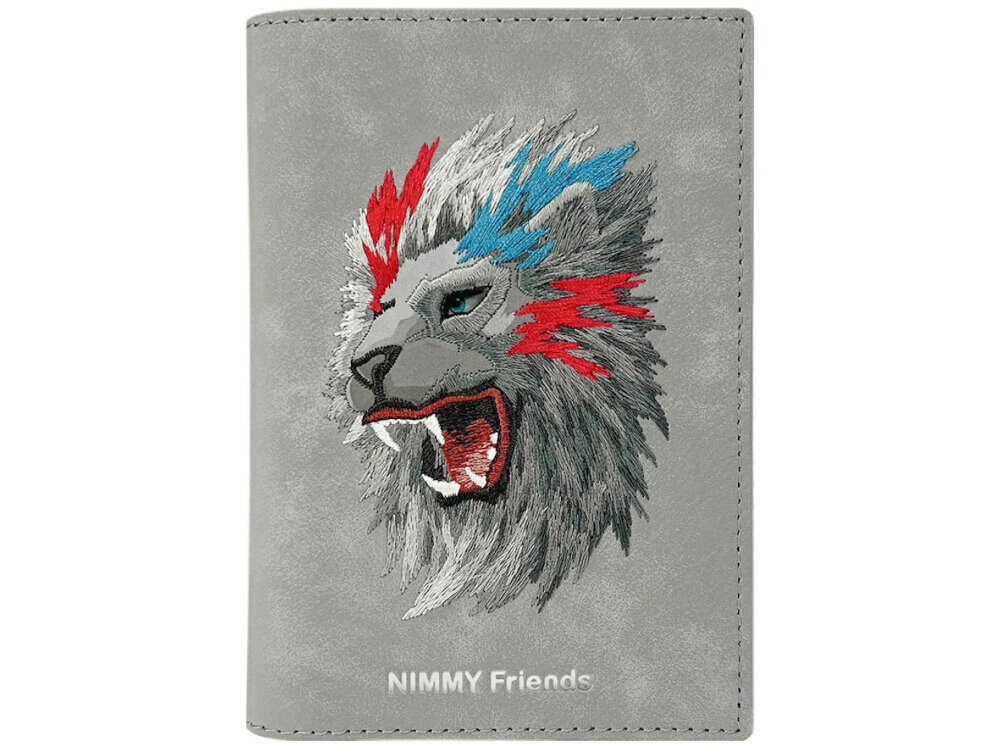 Nimmy Raptor – stylowe etui z haftem wilka, nowoczesny design z charakterem