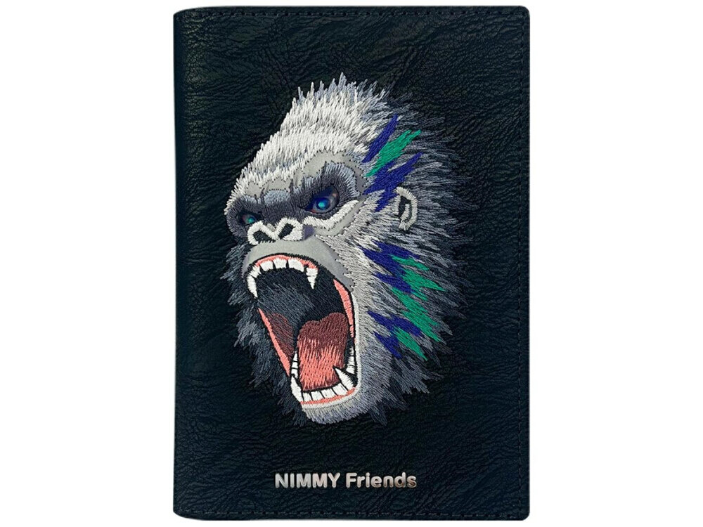 Nimmy Raptor – stylowe etui z haftem wilka, nowoczesny design z charakterem