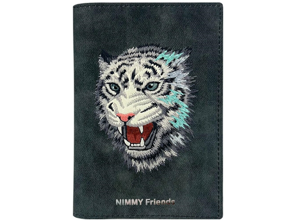 Nimmy Raptor – stylowe etui z haftem wilka, nowoczesny design z charakterem