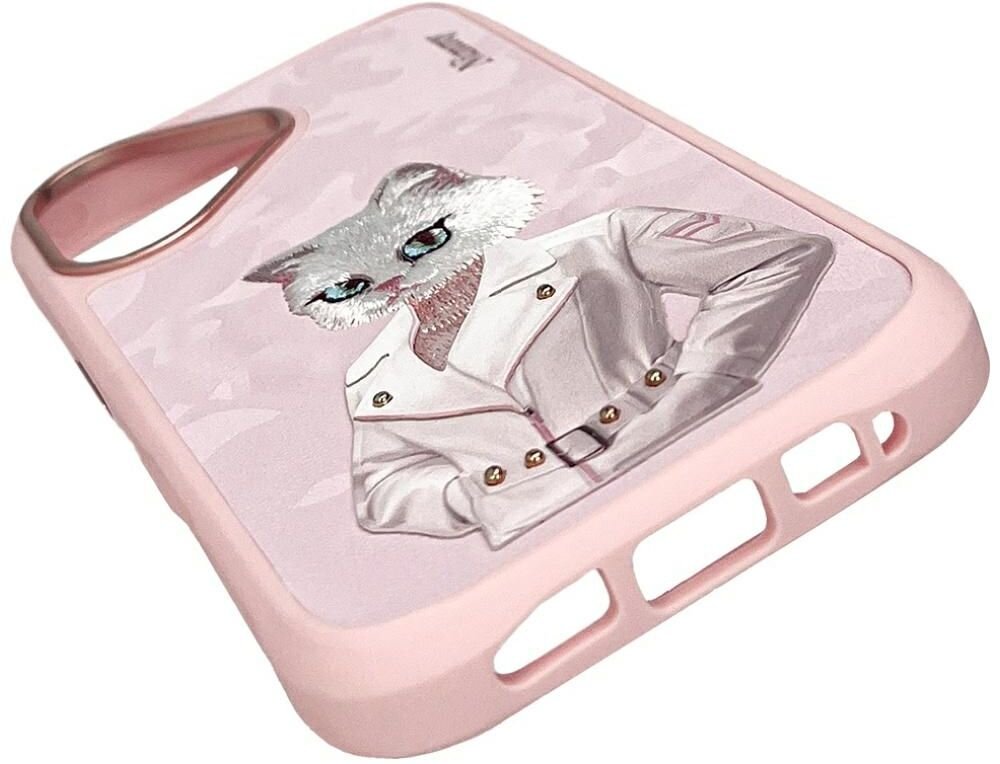 Etui NIMMY Magnetic Fashion Cute Pet MagSafe do Apple iPhone 16 etui na bialym tle zabezpieczenie, ekran, zarysowanie, uderzenia, podniesione krawedzie, wzmocnione narozniki
