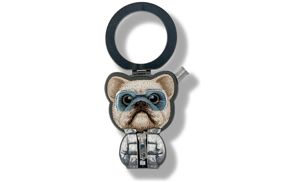 Zawieszka Nimmy  – haft 3D, kurtka z zamkiem, okulary, kreatywny design