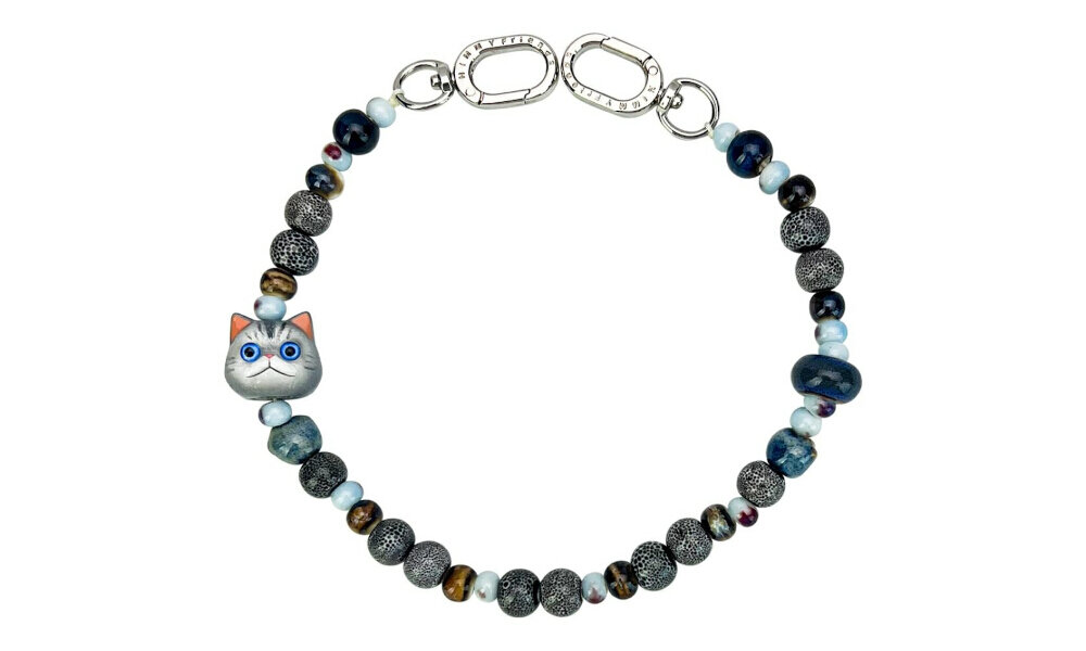 Zawieszka Nimmy Cute Pets – głowa kota, duże oczy, ozdoba i brelok w jednym