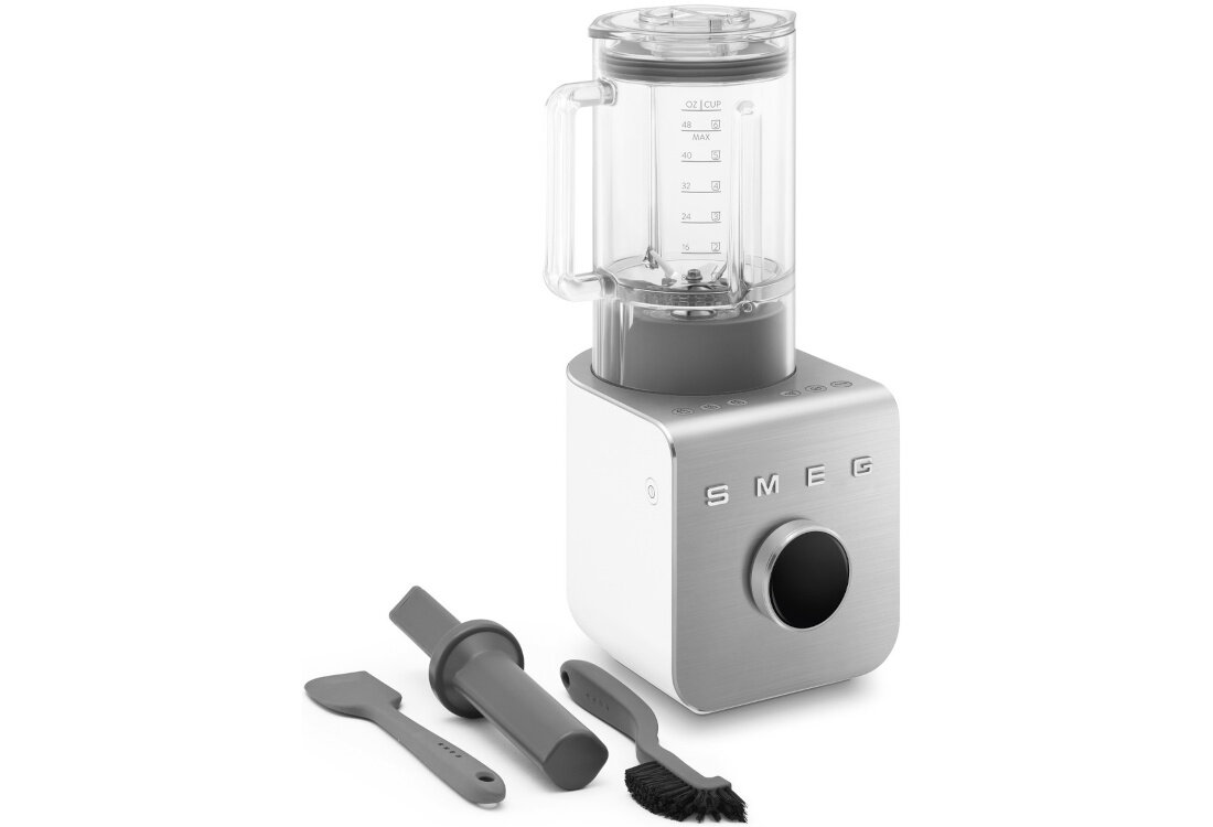 Blender kielichowy SMEG BLC02WHMEU (Wysokoobrotowy) zestaw akcesoria komplet wyposażenie