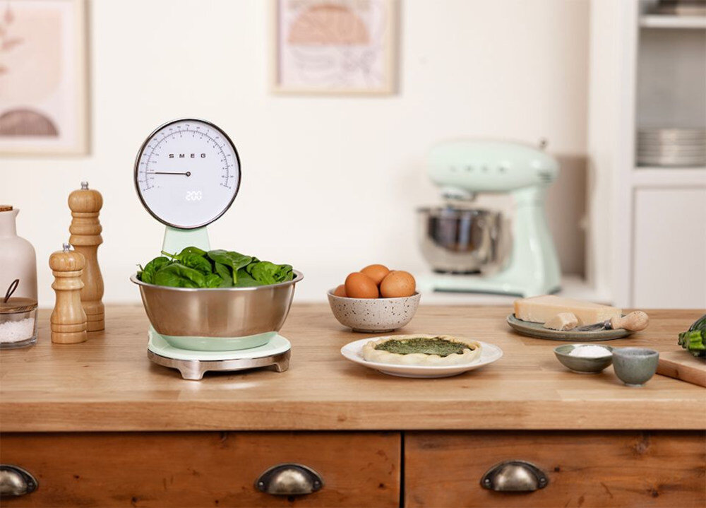Waga kuchenna SMEG KSF01RDWW Czerwony Dokładność do ostatniego grama precyzja proporcje