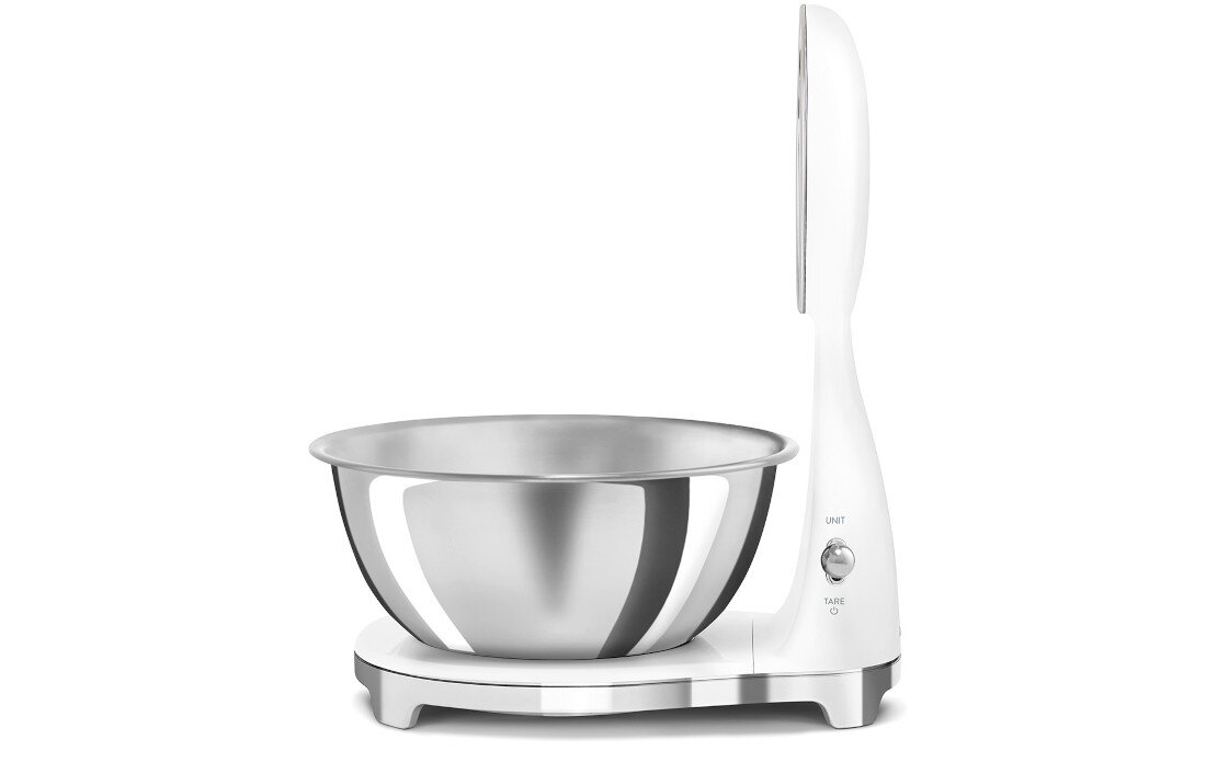 Waga kuchenna SMEG KSF01WHWW Biały Tryb czuwania – oszczędność energii Automatyczne wyłączanie ekonomiczne użytkowanie