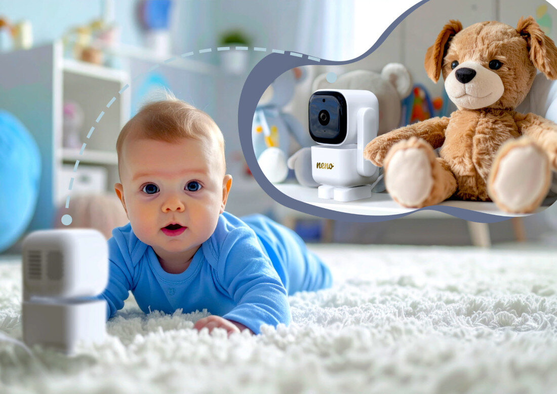 Niania elektroniczna NENO Ciao Dodatkowe spojrzenie w każdej chwili rozszerzyć o dodatkową kamer spokój swoboda