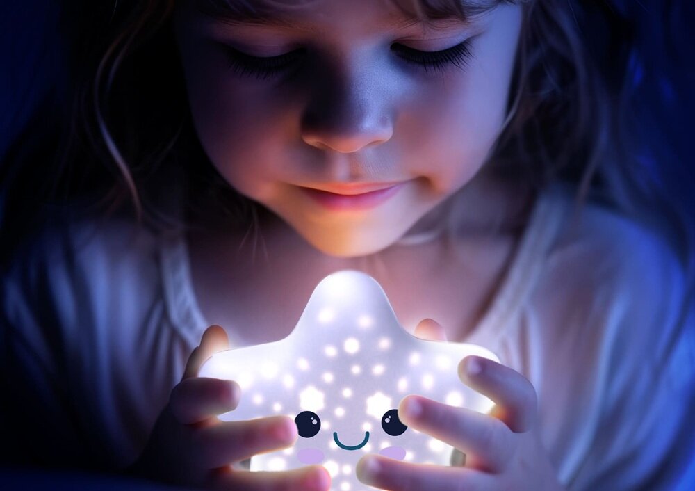 Lampka nocna NENO Shine etap rozwoju dziecka, miękki i gładki silikon, elastyczna powłoka
