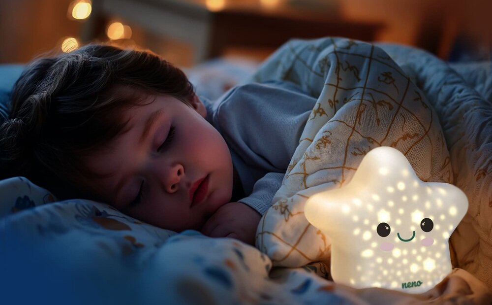 Lampka nocna NENO Shine bezprzewodowa, wszędzie tam, gdzie dziecko, wbudowany akumlator