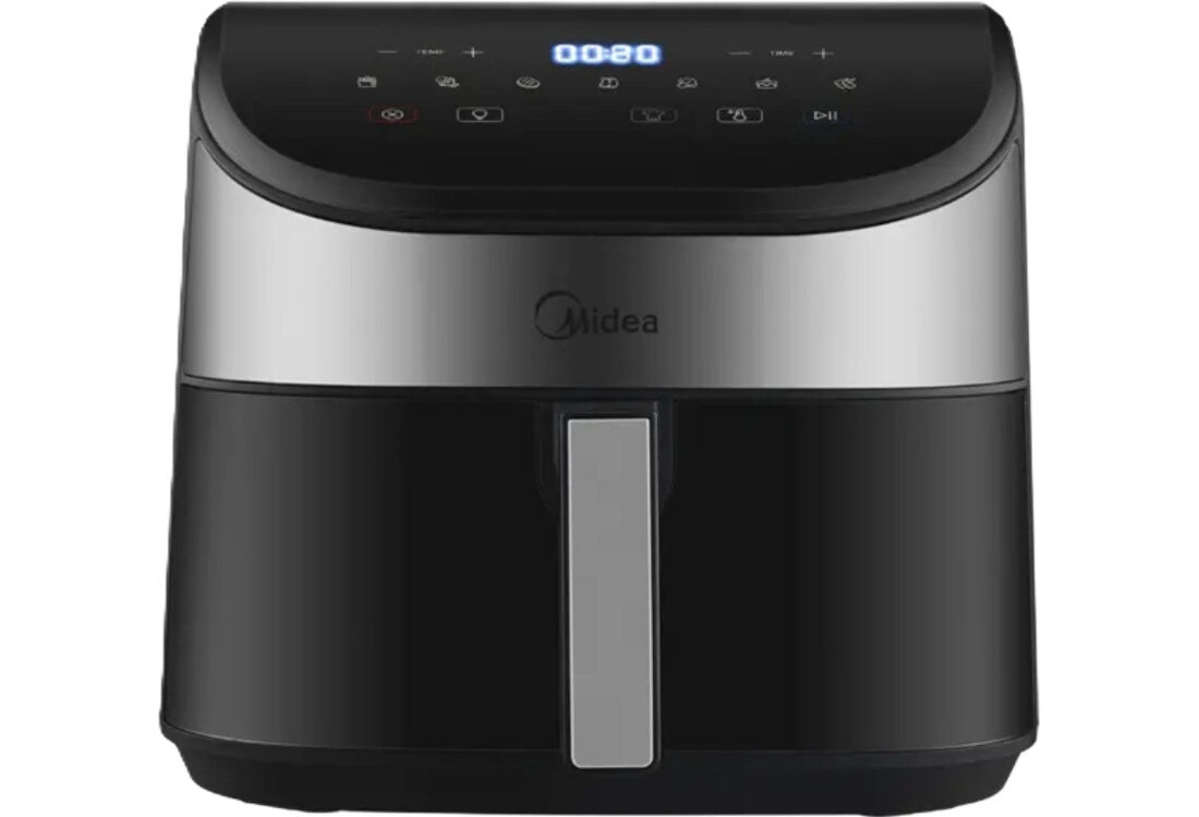 Air Fryer Frytkownica beztłuszczowa MIDEA MAD55000ADK0 z okienkiem do obserwacji postępów gotowania Duża moc, szybkie rezultaty moc zakres temperatura Krótki czas przygotowania
