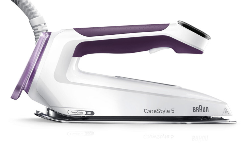 Generator pary BRAUN CareStyle 5 IS5247VI Fioletowy System odkamieniania System FastClean  ułatwienie odkamienianie czas sitko wychwytuje do 59% zanieczyszczeń