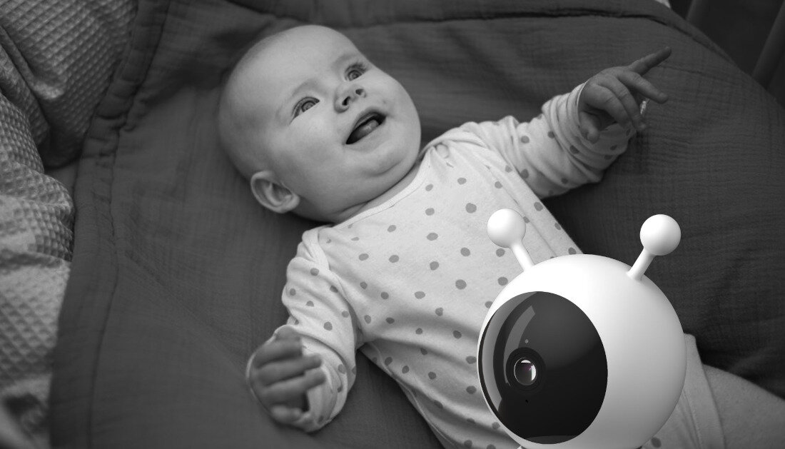 Kamera TRUELIFE do niani elektronicznej NannyCam R7 Dual Smart Pełna kontrola automatyczny tryb nocny wyraźny obraz