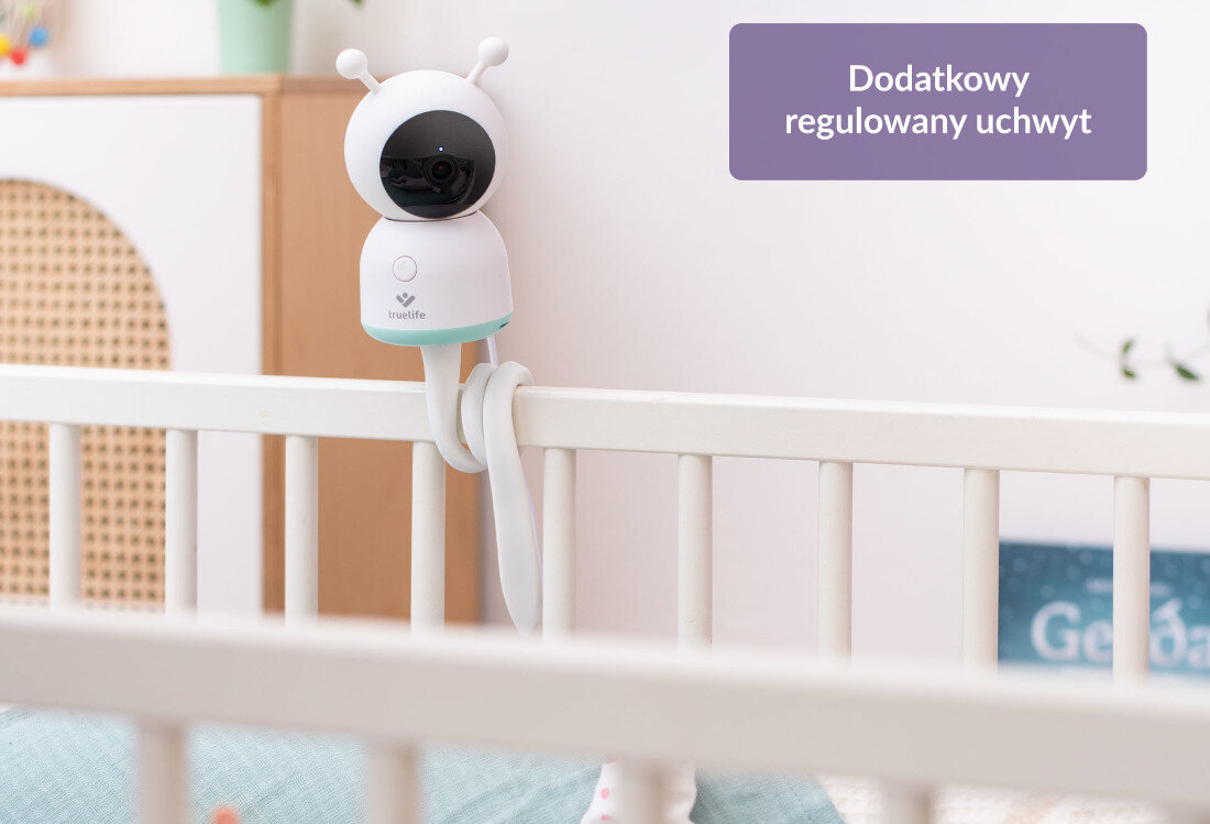 Kamera TRUELIFE do niani elektronicznej NannyCam R7 Dual Łatwy montaż do 16 kamer