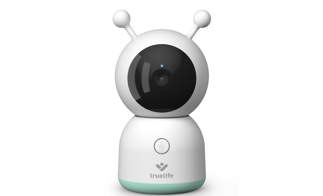 Kamera TRUELIFE do niani elektronicznej NannyCam R7 Dual Bezpieczeństwo danych Aplikacja TrueLife Smart pięciowarstwowa technologia szyfrowania wojskowe szyfrowanie AES ochrona danych transmisja