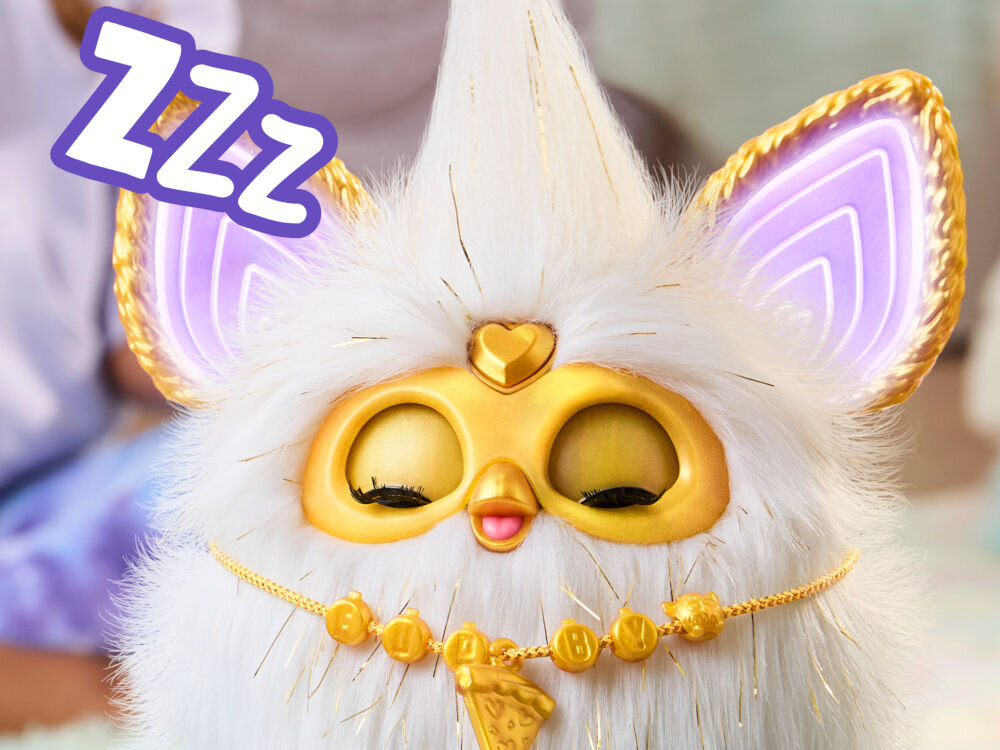 Maskotka HASBRO Furby Złota Blask G1938120 sen zasilanie bateryjne