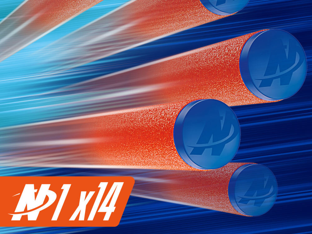 Wyrzutnia NERF Loadout Shadow Speed Recon G17594N0 wyrzutnia z magazynem na 14 strzałek szybkie przeładowanie