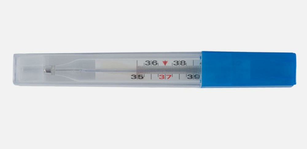 MESMED-MM-108 termometr bez rtęci nietoksyczny klasyczna budowa odczyt wskaźnik wynik rodzina do użytku domowego podróż