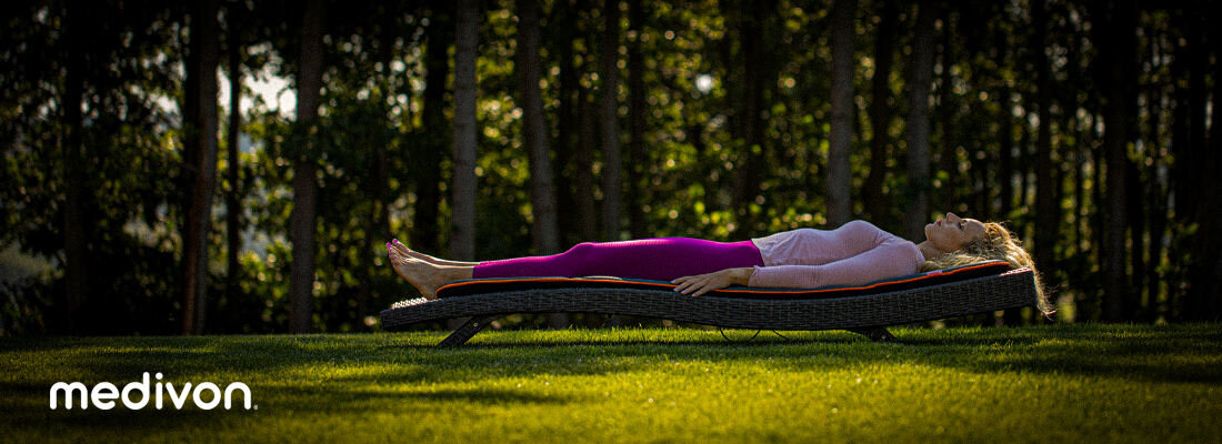 Mata masująca MEDIVON Cosy Mesh Elastyczna budowa dla maksymalnej wygody wysoka elastyczność dopasowanie potrzeby korzyści ergonomiczna forma