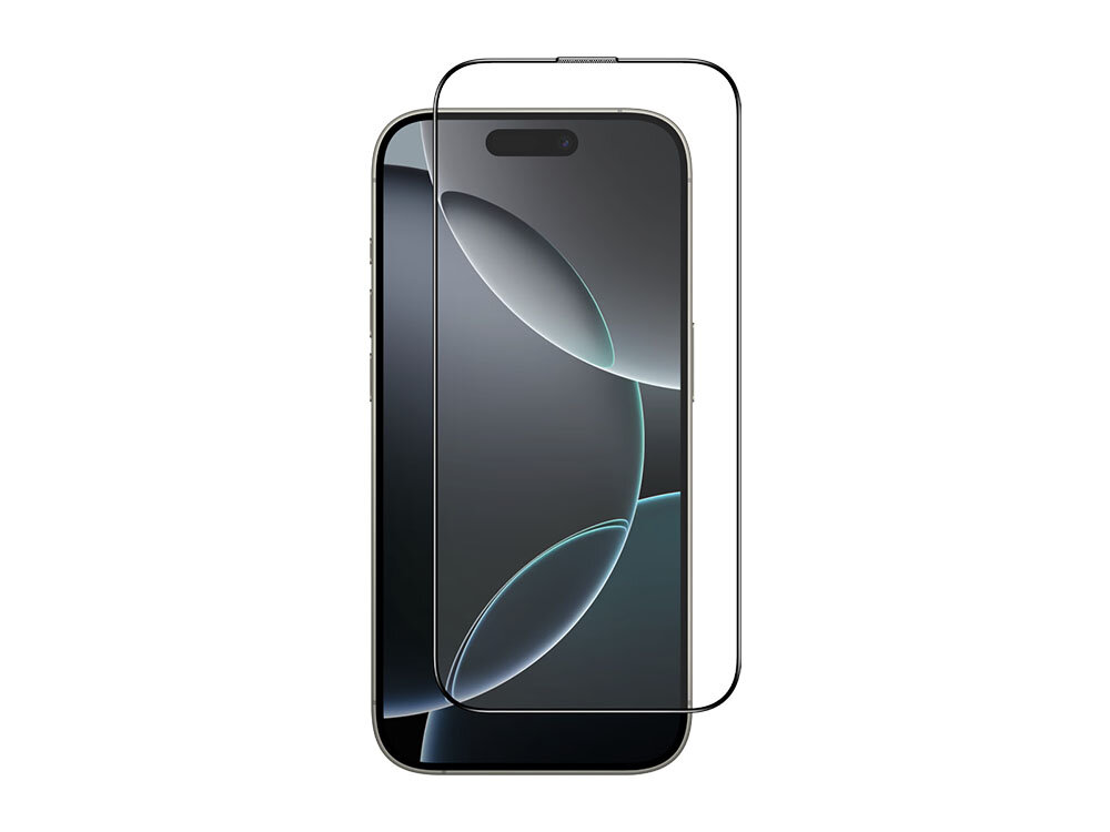 Szkło hartowane ILERA Permium Sapphire Ultra+ do Apple iPhone 16 Pro Max + szkło na obiektyw zdjęcie telefon i szkło na białym tle