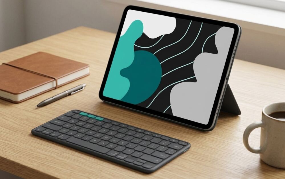 Etui na IdeaTab Pro LENOVO Keyboard Pack Szary Klawiatura