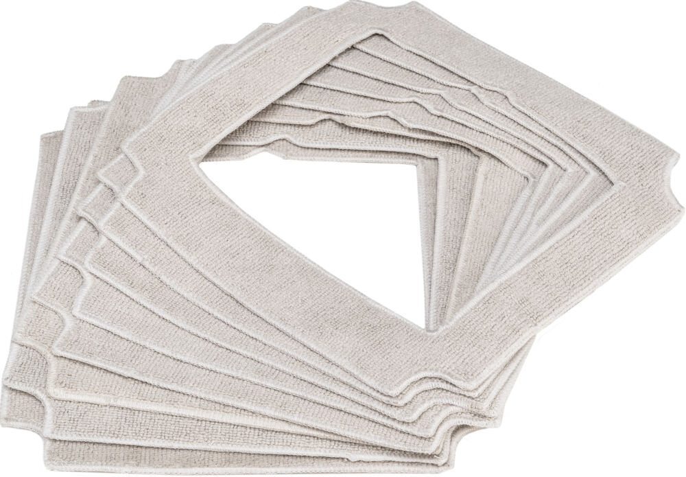 Nakładki SETTI+ do robota do okien WC700 8 szt. 8 sztuk nakładek leżąch jedna na drugiej