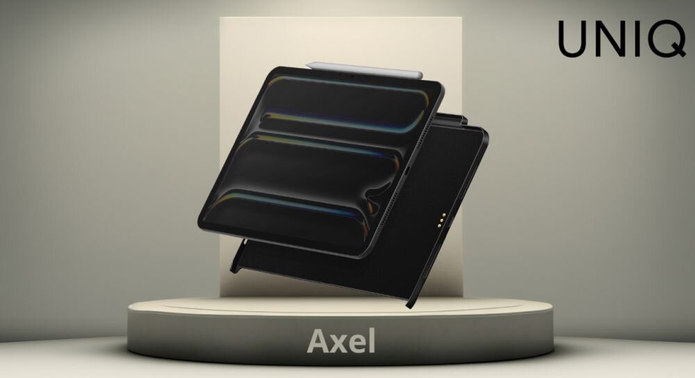 Etui UNIQ Axel do iPad Pro 13 M4 czarne