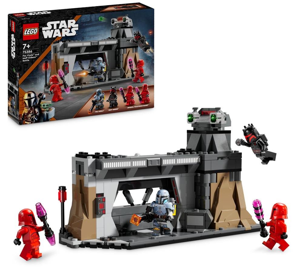 LEGO 75386 Star Wars Pojedynek Paza Vizsli i Moffa Gideona Zestaw