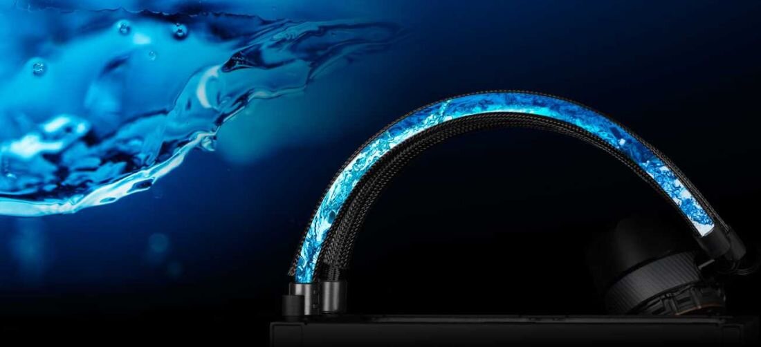 Chłodzenie wodne GIGABYTE Aorus Waterforce 240 - średnicy rurki
