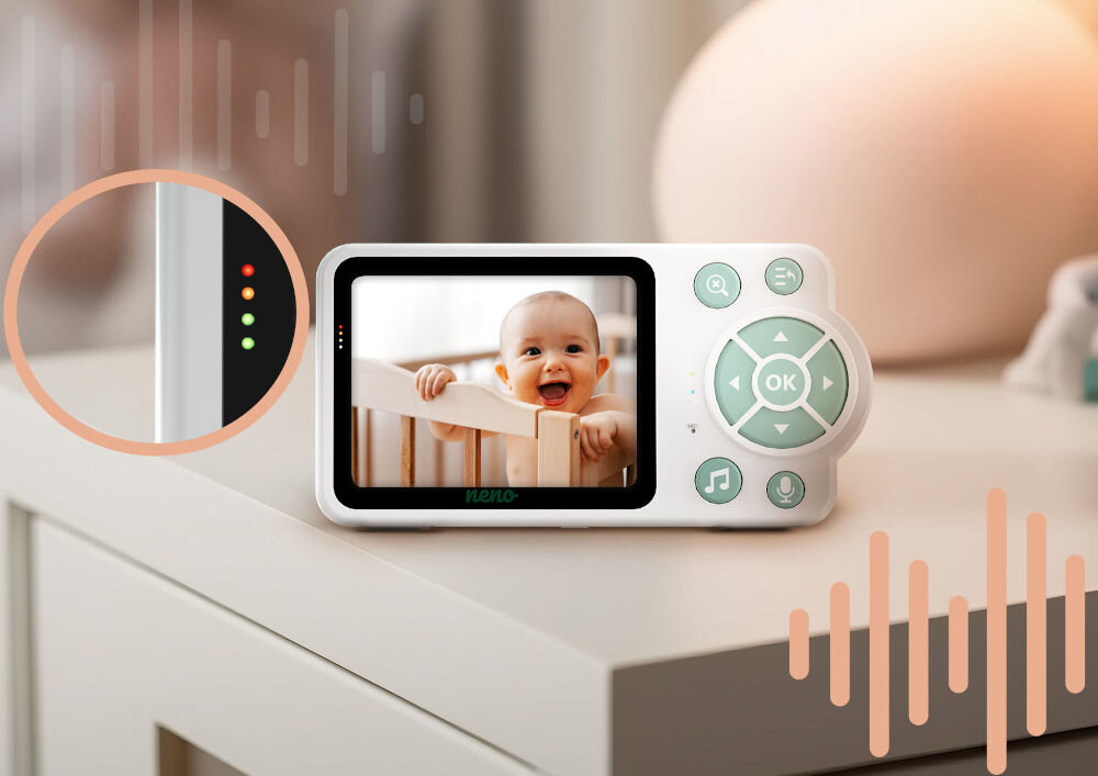 Niania elektroniczna NENO Bambino wykrywanie dźwięku