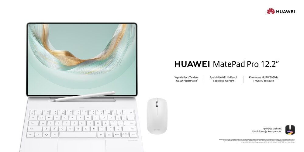 Tablet HUAWEI MatePad Pro 12.2    kv lifestyle początek opisu sekcja nagłówkowa