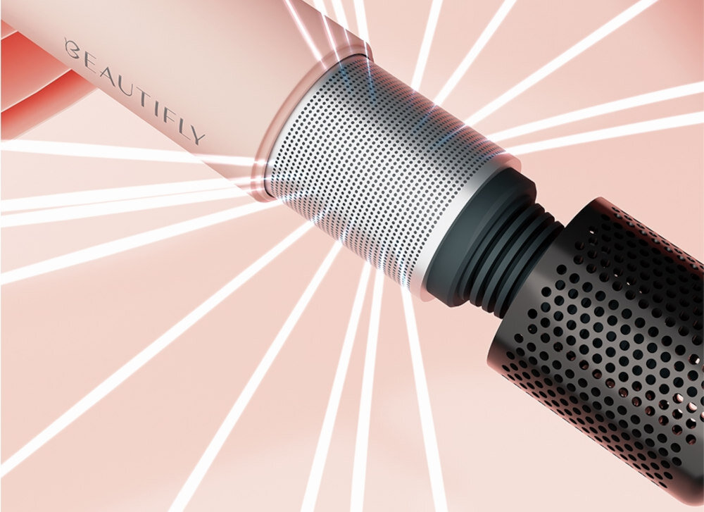 Suszarka BEAUTIFLY Dryfinity Rose Automatyczne czyszczenie Tryb samoczyszczenia zawsze gotowe do pracy kurz włosy filtr