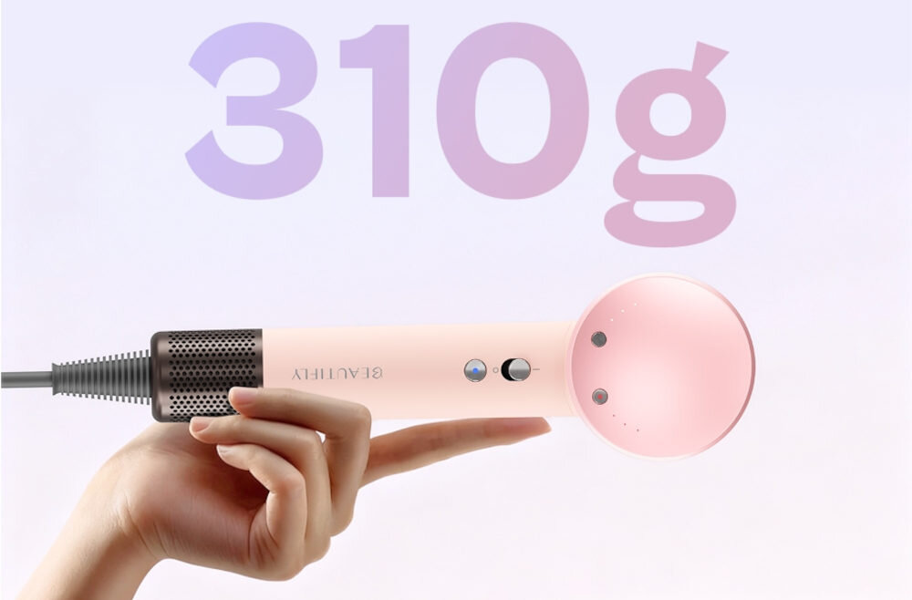 Suszarka BEAUTIFLY Dryfinity Rose Poręczna konstrukcja lekka kompaktowa budowa waga komfort wygoda stylizacja