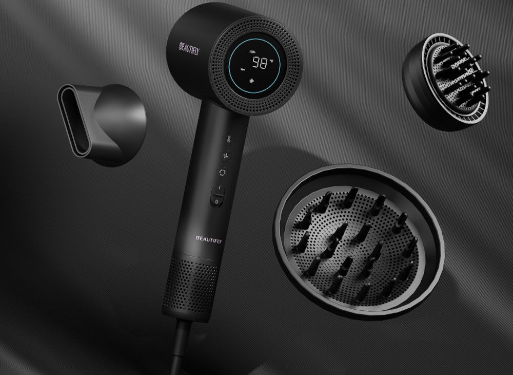 Suszarka BEAUTIFLY Mistessence wygląd design prezentacja wizualizacja Stylizacja i pielęgnacja w jednym