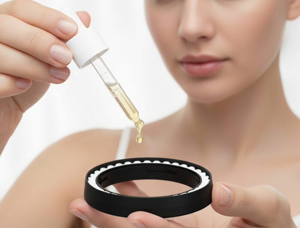 Suszarka BEAUTIFLY Mistessence Aromaterapia podczas suszenia pierścień z funkcją aromaterapii  zapach stylizacja relak Mikroskopijne cząsteczki kaszmirus miękkość i blask włosy ochrona