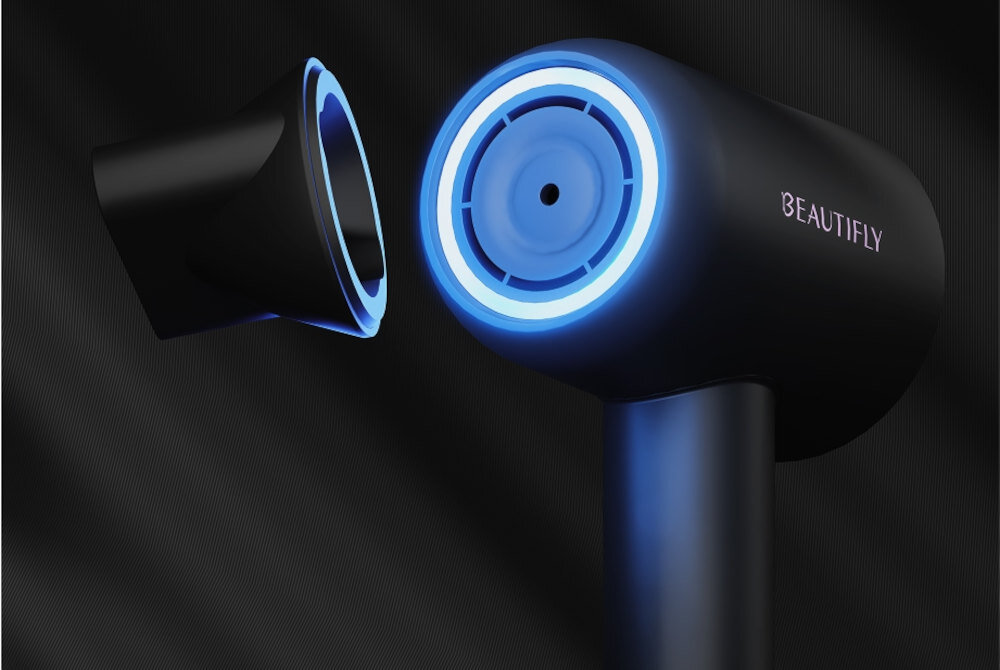 Suszarka BEAUTIFLY Mistessence Komfort szybkiej zmiany Magnetyczny system mocowania Stabilne mocowanie wygoda komfort stylizacja