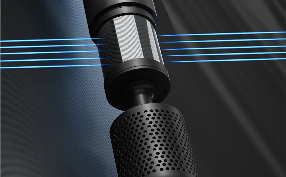 Suszarka BEAUTIFLY Mistessence Łatwa pielęgnacja filtr EasyClean wyjąć jednym ruchem w kilka sekund usunąć zanieczyszczenia 