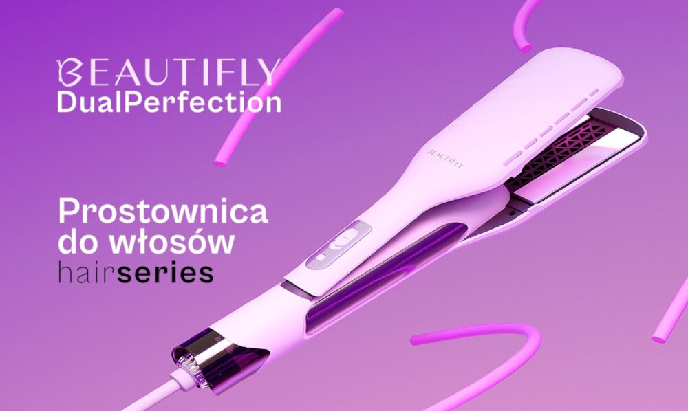 AREOPROSTOWNICA BEAUTIFLY DUALPERFECTION wygląd design prezentacja wizualizacja Szybka stylizacja w jednym ruchu