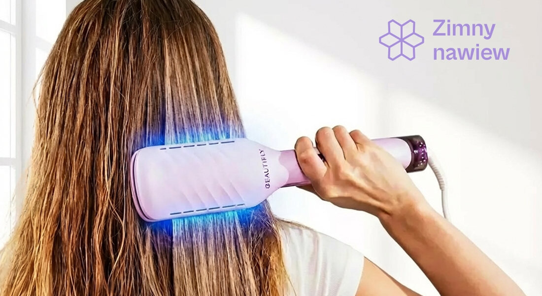 Aeroprostownica BEAUTIFLY Dual Perfection 230 stopni Zimny nawiew Funkcja Cool Shot dla włosów farbowanych i osłabionych Wbudowany system bezpieczeństwa automatyczne wyłączenie