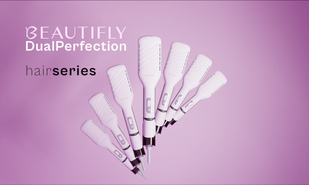 AREOPROSTOWNICA BEAUTIFLY DUALPERFECTION Komfort pracy w każdej pozycji Ergonomiczna obudowa z antypoślizgowym wykończeniem komfort wygoda