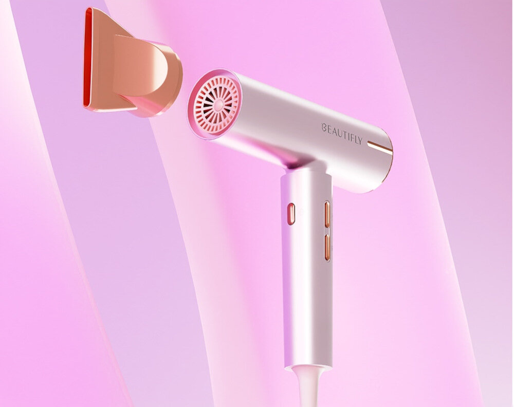 Suszarka BEAUTIFLY Candy Flow 1200W wygląd design prezentacja wizualizacja Stylizacja i pielęgnacja