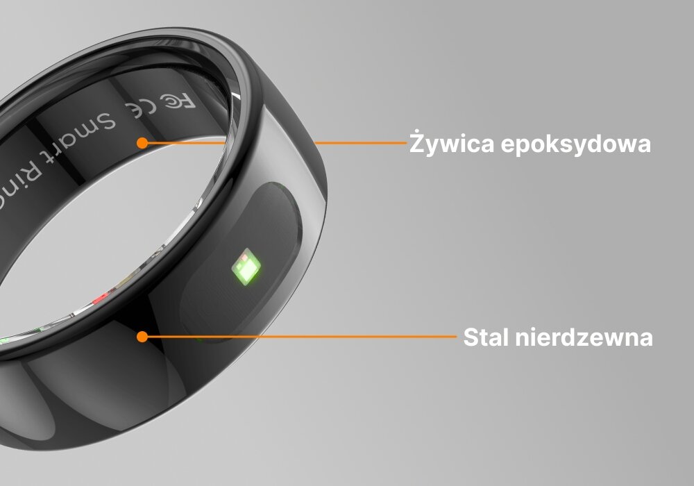 Smartring FOREVER Astral SR-100 wykonanie materiały stal żywica subtelna forma