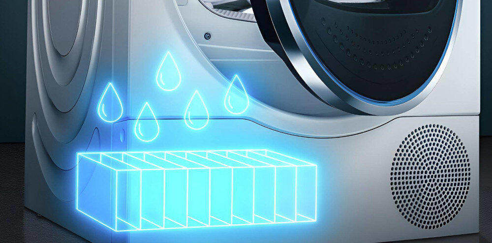 Suszarka SIEMENS WT47Y782PL system samoczyszczenia wykorzystanie pary usuwanie zabrudzeń
