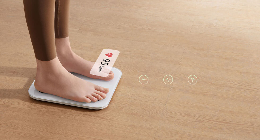 Waga XIAOMI Body Composition Scale S40 monitorowanie tętno serce zdrowie