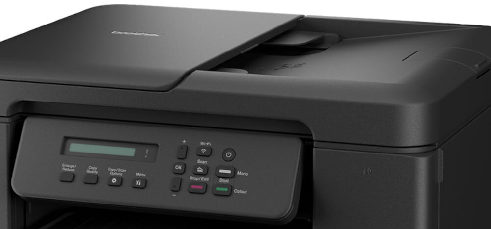 Urządzenie wielofunkcyjne BROTHER DCP-T730DW Druk w kolorze, Automatyczny druk dwustronny, Wi-Fi zbliżenie na ADF oszczędność czasu moduł automatycznego podajnika dokumentów do 20 arkuszy papieru przydatne przy tworzeniu cyfrowych archiwów