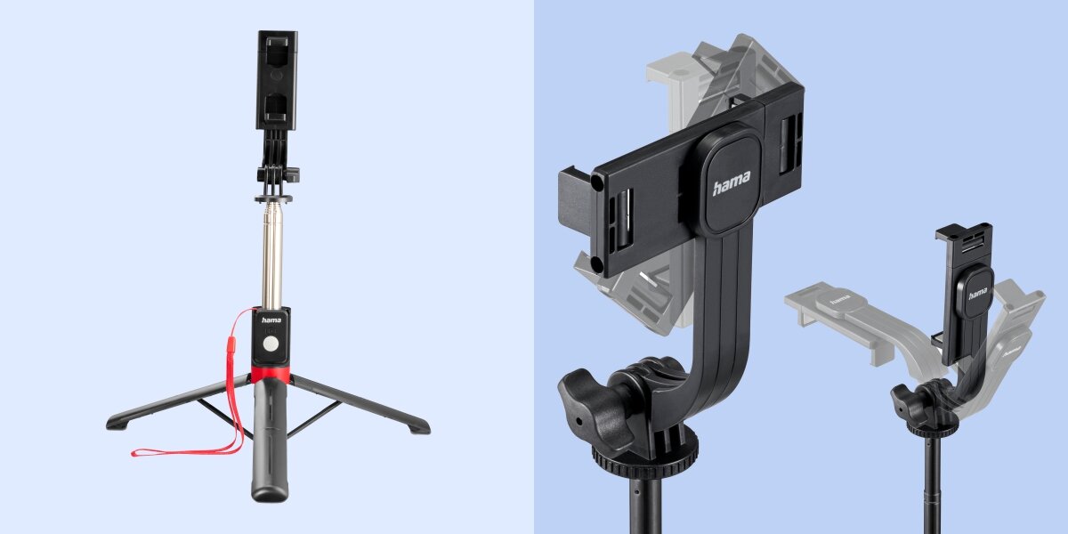 Uchwyt selfie HAMA Fancy Stand 110 II Wszechstronność 2w1