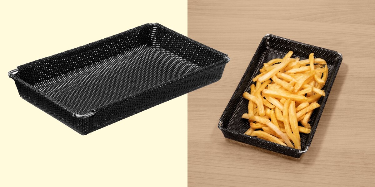 Kosz do Air Fryer XAVAX 111455 12.5 x 20 cm Czarny Chroni przed zabrudzeniem